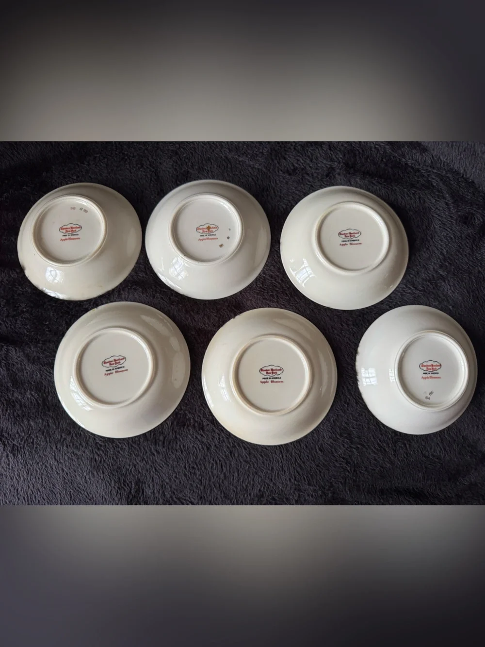 Theodore Haviland New York Apple Blossom 5” Fruit Bowls 6